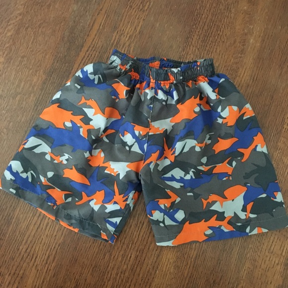 🧡 Shark Swim Trunks - Picture 2 of 7